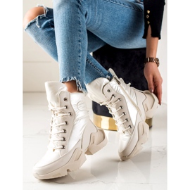 Seastar Ciepłe Modne Śniegowce beżowy 2