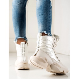 Seastar Ciepłe Modne Śniegowce beżowy 1