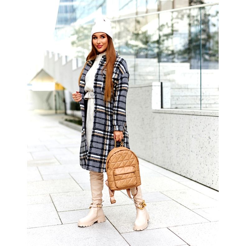 Wysokie Kozaki Z Ozdobnym Elementem Beżowe Masha beżowy 1