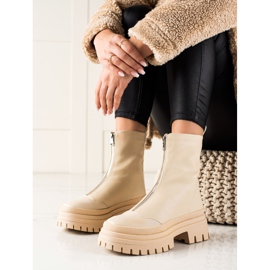 Seastar Klasyczne Workery Z Suwakiem beżowy 1