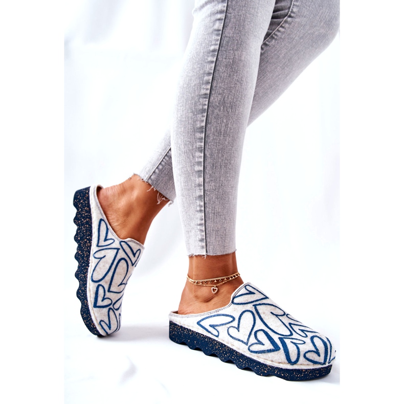 Papcie Klapki Profilaktyczne Inblu Beżowe DKS4FE01W beżowy 3