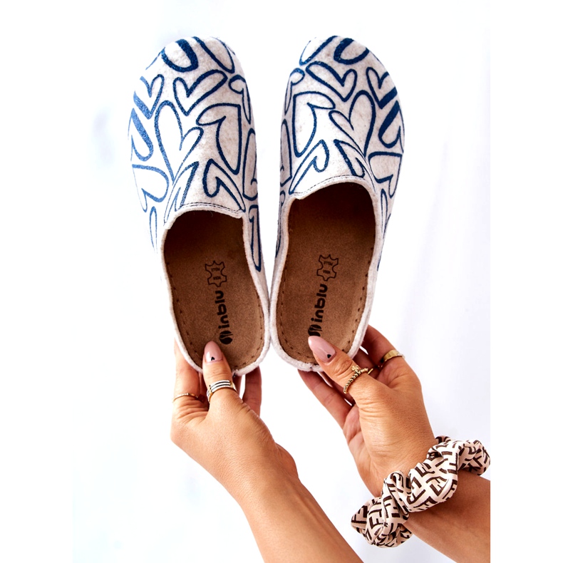 Papcie Klapki Profilaktyczne Inblu Beżowe DKS4FE01W beżowy 5