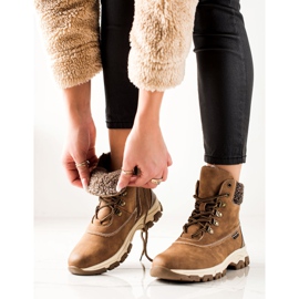 Goodin Ciepłe Traperki brązowe 1