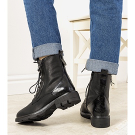 Czarne botki ocieplane Gaspar 1