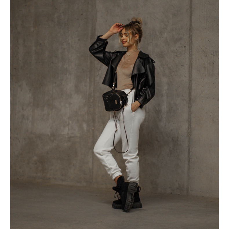 PM1 Ocieplane Botki Trapery Czarne Demaris 1