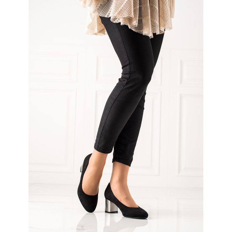 M.Daszyński Czarne Czółenka 1