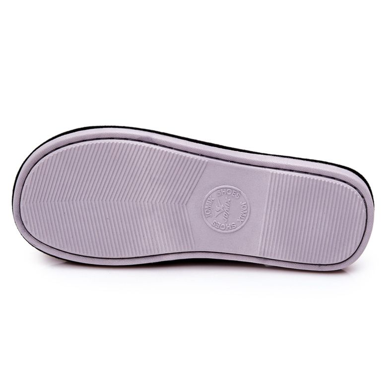 WJ1 Ocieplane Papcie W Kratkę Brązowe Blase 1