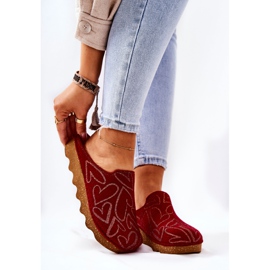 Papcie Klapki Profilaktyczne Inblu DK07-016 Czerwone 2