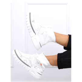Buty sportowe skarpetkowe Malin White białe 1