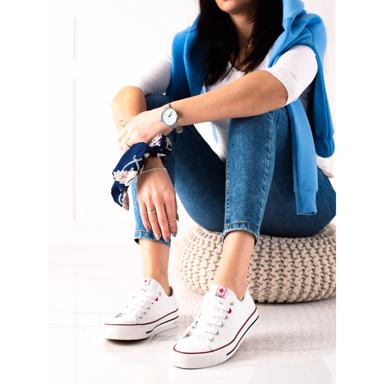 Evento Casualowe Trampki białe 1