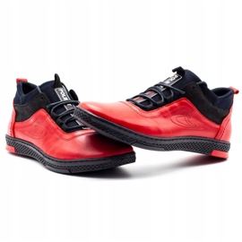 Polbut Buty męskie zimowe K27F czerwone 5