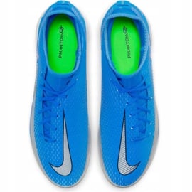 Buty piłkarskie Nike Phantom Gt Academy Df Ic M CW6668 400 niebieskie 4