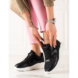 TRENDI Klasyczne czarne sneakersy 2