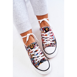 FS2 Niskie Trampki Logowane Multikolor Desiree wielokolorowe 1