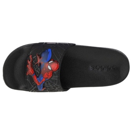Klapki adidas Adilette Shower Slides Spiderman Jr FZ1716 czarne 2