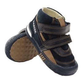 Trzewiki profilaktyczne Bartek 91756 nowość granatowe brązowe białe 3