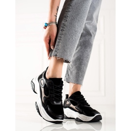 Marquiz Modne Sneakersy czarne 1