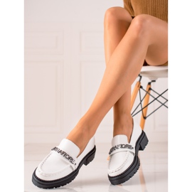 Mokasyny fashion La.Fi białe 1