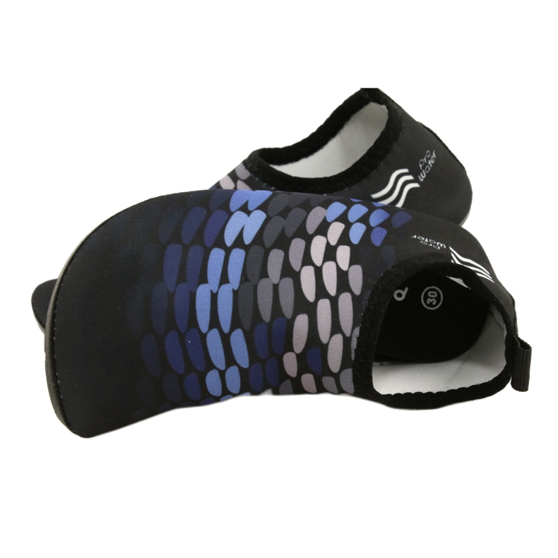 Buty neopronowe do wody ProWater 3D PRO-22-34-012M grafitowe czarne 5