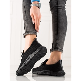 TRENDI Czarne Buty Sportowe 1