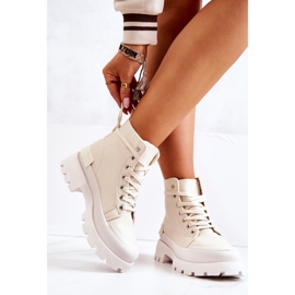 PS1 Trapery Wiązane Beżowe Faithfull ecru 2