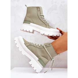 PS1 Trapery Wiązane Zielone Faithfull 1