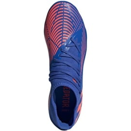 Buty piłkarskie adidas Predator Edge.3 Mg M GW9989 niebieskie niebieskie 1
