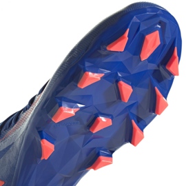 Buty piłkarskie adidas Predator Edge.3 Mg M GW9989 niebieskie niebieskie 4