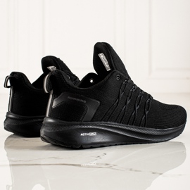 Czarne Sportowe Buty DK 1