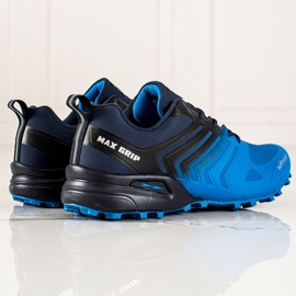 Buty trekkingowe DK czarne niebieskie 3
