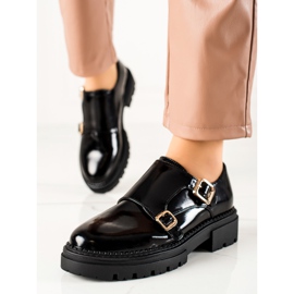 TRENDI Modne półbuty La.Fi czarne 1