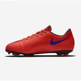 Buty piłkarskie Nike Mercurial Victory V Fg Jr 651634-650 czerwone pomarańcze i czerwienie 5