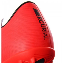 Buty piłkarskie Nike Mercurial Victory V Tf M 651646-650 czerwone pomarańcze i czerwienie 2