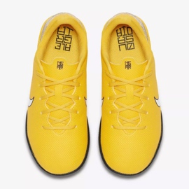 Buty halowe Nike Mercurial Vapor 12 Academy Neymar Ic Jr AO2899-710 żółte żółte 2