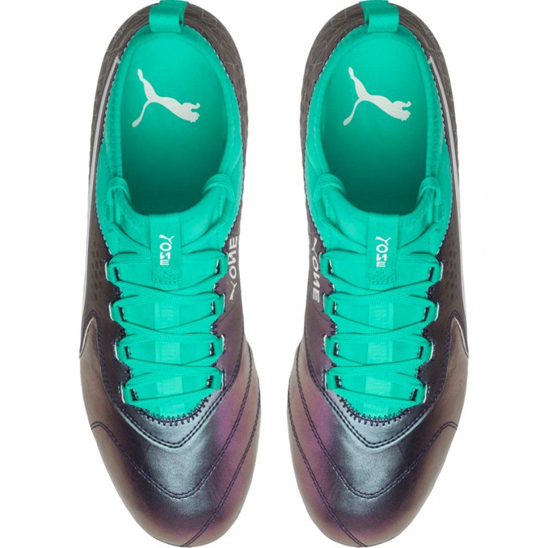 Buty piłkarskie Puma One 3 Il Lth Fg Color Shift-Bi M 104928 01 wielokolorowe wielokolorowe 1