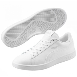 Buty Puma Smash v2 L M 365215 07 białe 1