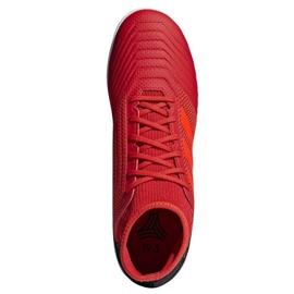 Buty piłkarskie adidas Predator 19.3 Tf M D97962 czerwone pomarańcze i czerwienie 2