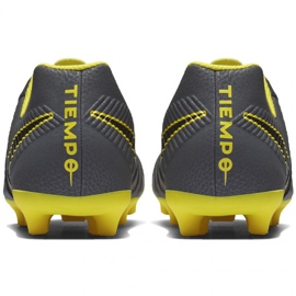 Buty piłkarskie Nike Tiempo Legend 7 Club Mg Jr AO2300-070 szare czarne 6