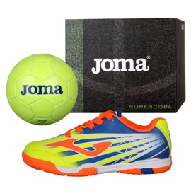 Buty halowe Joma Super Copa Jr In SCJS.911.IN + Piłka Gratis wielokolorowe wielokolorowe 1