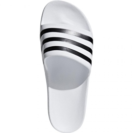 Klapki adidas Adilette Aqua F35539 białe czarne 2