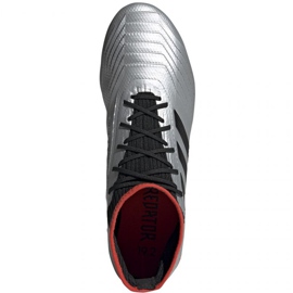 Buty piłkarskie adidas Predator 19.2 Fg M F35601 czarny/srebrny srebrny 2
