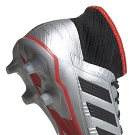 Buty piłkarskie adidas Predator 19.2 Fg M F35601 czarny/srebrny srebrny 4
