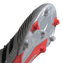 Buty piłkarskie adidas Predator 19.2 Fg M F35601 czarny/srebrny srebrny 5