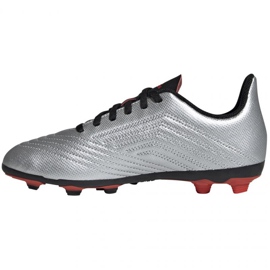 Buty piłkarskie adidas Predator 19.4 FxG Jr G25822 wielokolorowe srebrny 1
