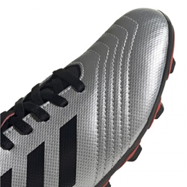 Buty piłkarskie adidas Predator 19.4 FxG Jr G25822 wielokolorowe srebrny 3