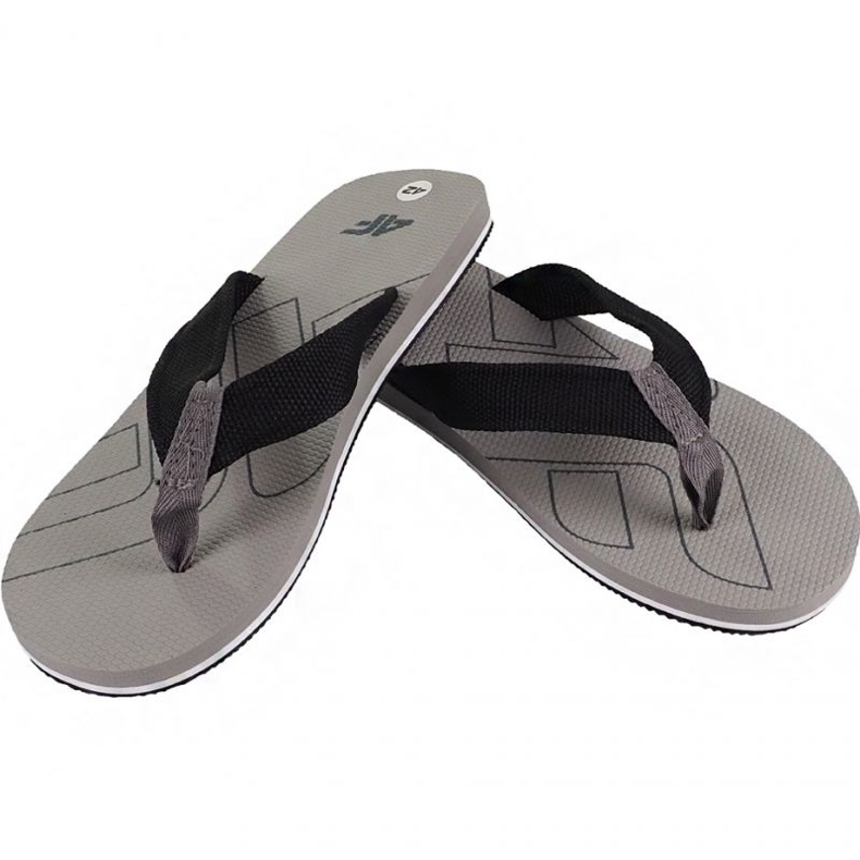 Klapki 4F M H4L19 KLM003 83S beżowe czarne brązowe 1