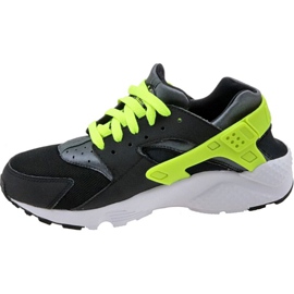 Buty Nike Huarache Run Gs W 654275-017 czarne żółte 1