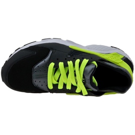Buty Nike Huarache Run Gs W 654275-017 czarne żółte 2