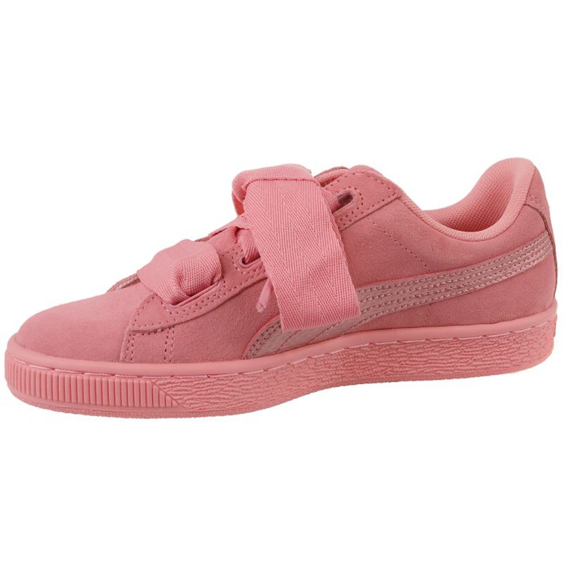 Buty Puma Suede Heart Snk Jr 364918-05 różowe 1