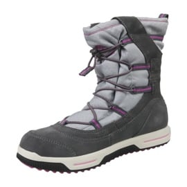 Buty zimowe Timberland Snow Stomper Pull On Wp Jr A1UJ7 szare 1